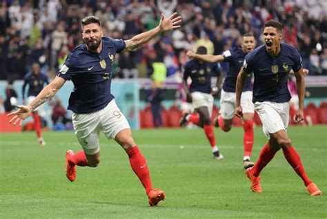 Coupe Du Monde 2022 Le Maillot Du Match Dolivier Giroud Contre L