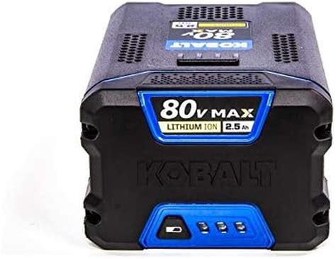 Kobalt 80 Volt 2 5 Hours Rechargeable Lithium Ion Cordless Power