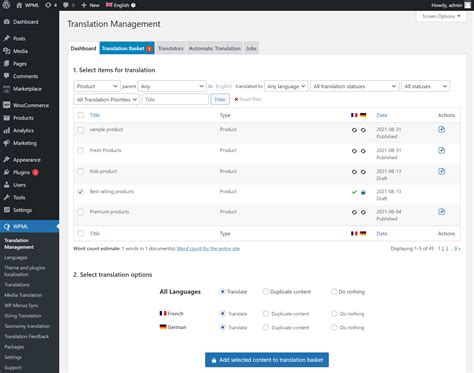 How to Translate WooCommerce Multi-Vendor Marketplace using WPML