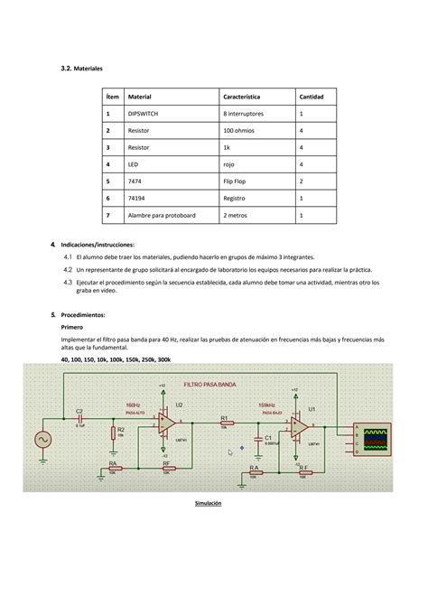 Solution Circuitos Electronicos Filtros Anal Gicos Lab Studypool