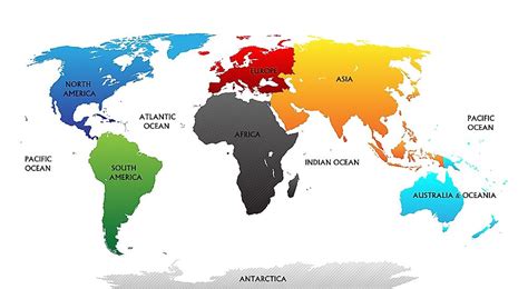 continents   world worldatlascom