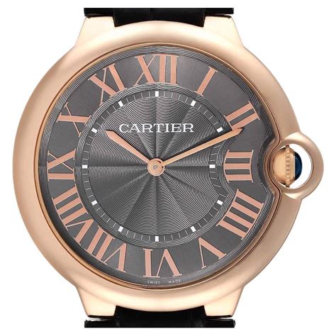 Cartier Ballon Bleu Yellow Gold Automatic Mens Watch W Box