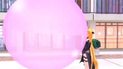 Mmd Bubblegum Floating Animation Teriyaki Bubblegum Snacking