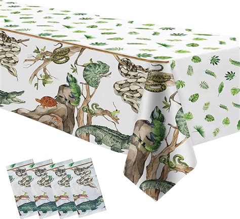 Amazon Hipvvild Reptile Birthday Party Supplies Tablecloth