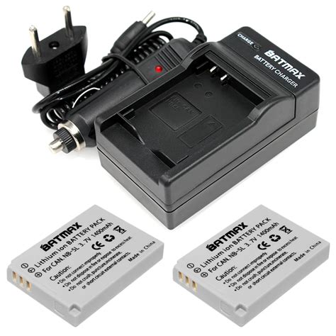 Premium Pack Of Nb L Mah Batteries Charger For Canon Powershot