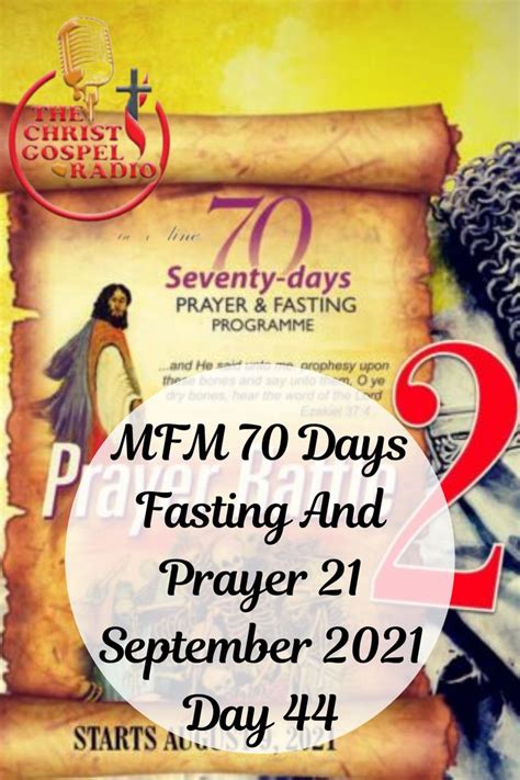 Mfm Days Fasting And Prayer September Day