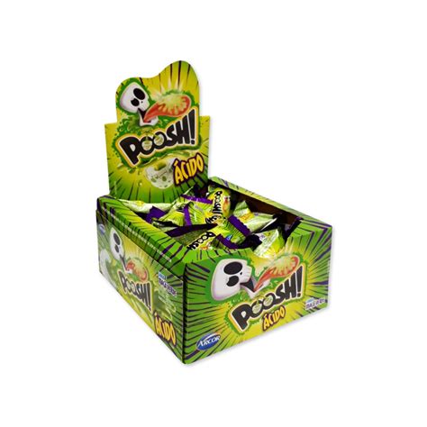 Chicle Poosh Ácido Maçã Verde 200g Arcor Unidade