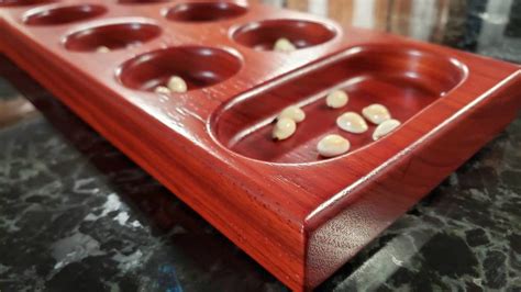 Large Deluxe Sungka Filipino Mancala Board Game 32 By 7 By 1 12