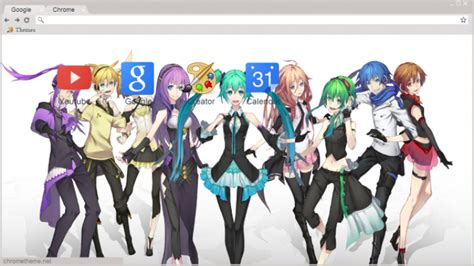 Vocaloids Chrome Theme - ThemeBeta