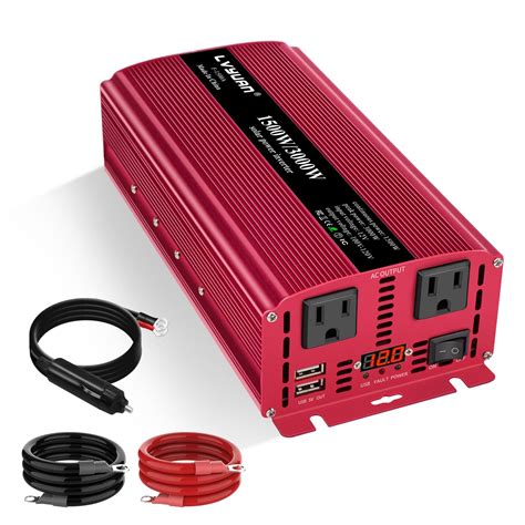 Yinleader Watts Car Power Inverter V To V Dc To Ac Converter