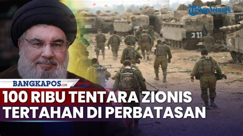 Hizbullah Diklaim Sukses Buat Israel Ngos Ngosan 100 Ribu Tentara