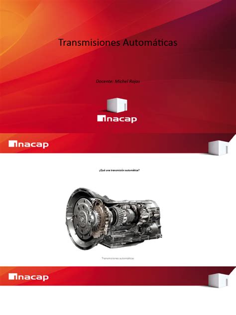 3 Transmisiones Automáticas Pdf Transmisión Automática Engranaje