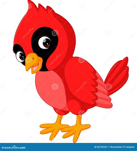 Cartoon Beautiful Cardinal Bird | CartoonDealer.com #82765521