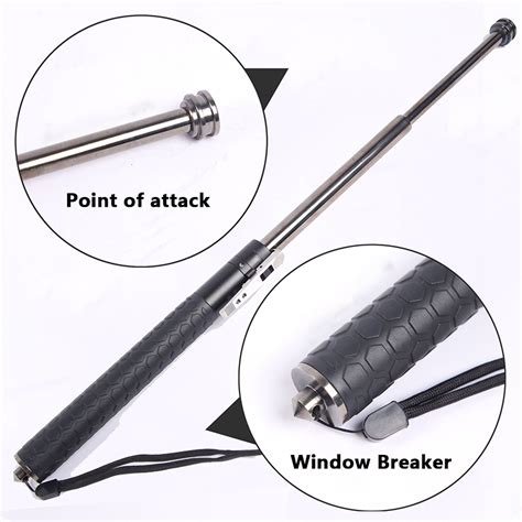 Multi Functional Telescopic Self Defense Stick Hiking Stick Baton