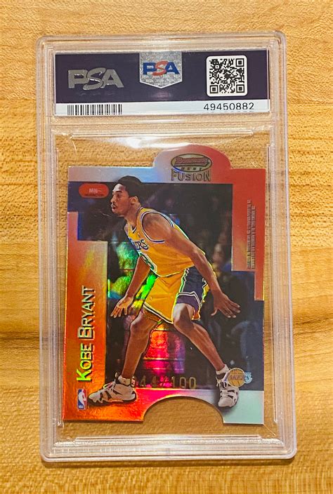 1998 Bowmans Best Kobe Bryant Mirror Image Fusion Refractor D 100