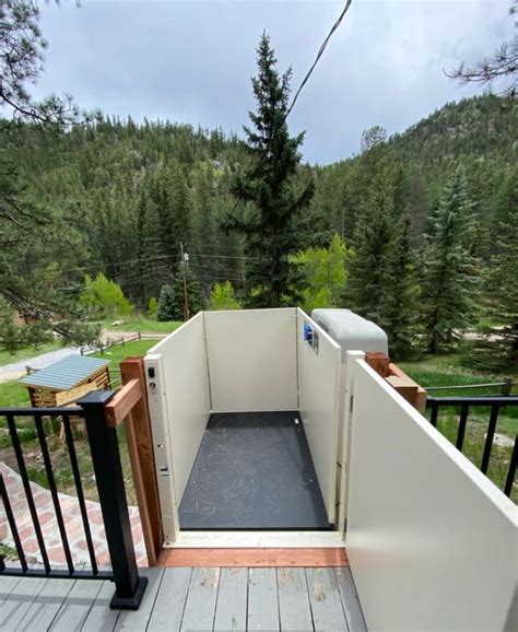 Bruno Outdoor Vertical Platform Lift Lifeway Mobility