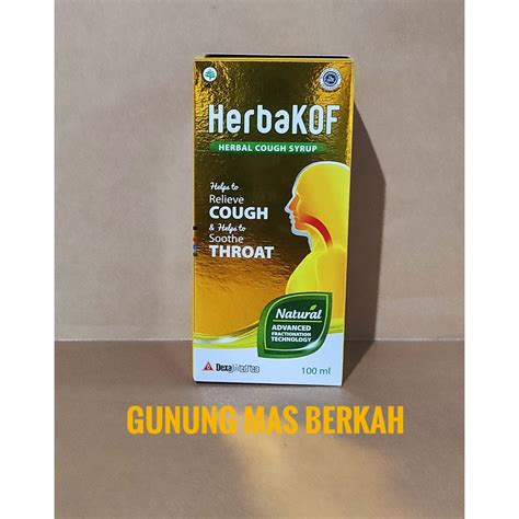 Jual Herbakof Herbakof Sirup Ml Sirup Obat Batuk Herbal Atasi