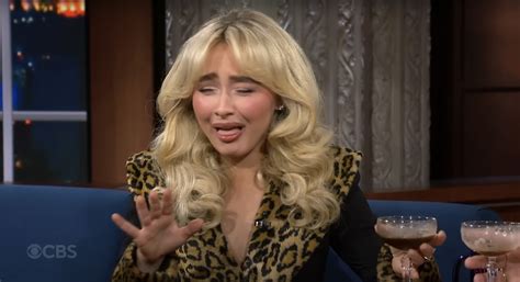 Sabrina Carpenter has espresso martini-chugging contest with Stephen