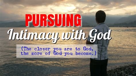 Pursuing Intimacy With God The Fount Spring