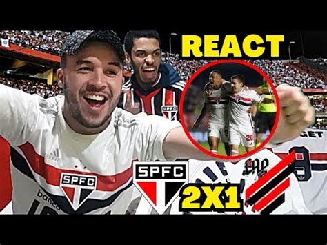 REACT SÃO PAULO 2 X 1 ATHLETICO PR DORIVALISMO E GOLAÇO DE LUCIANO