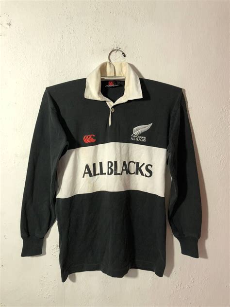 All Black Vintage Canterbury All Black Rugby Shirt | Grailed | All ...