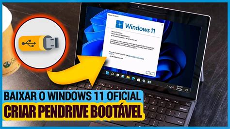 Como BAIXAR ISO DO WINDOWS 11 OFICIAL E Criar PENDRIVE BOOTAVEL YouTube