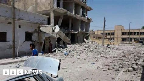 Syria Conflict Air Strikes On Is Held Raqqa Kill 18 Civilians Bbc News