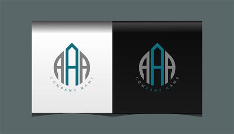 Modelo de ícone de vetor de design de logotipo moderno inicial aaa