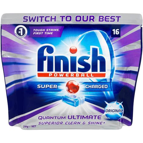 Finish Quantum Ultimate Dishwashing Tablets Original 16 Pack Woolworths