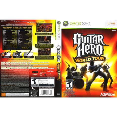 Guitar Hero World Tour P Xbox360 Ltu Lt Jtag Rgh Shopee Brasil