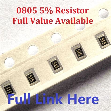 300pcs 0 Ohm To 10m Ohm Smd Chip Resistor 0805 10k Ohm 5 Chip