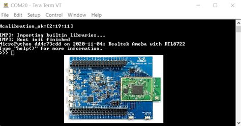 Realtek Ports MicroPython To The Ameba RTL8722 IoT Board MicroPython