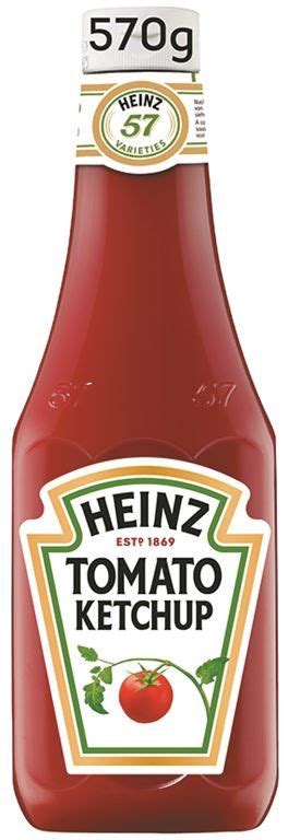 Ketchup Tomato Heinz Flacon De 500 Ml Ketchups