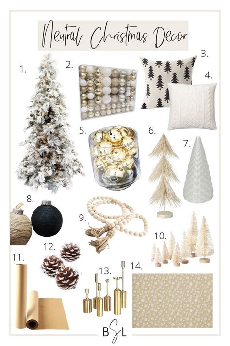 The Best Neutral Christmas Decor For An Insanely Cute And Cozy