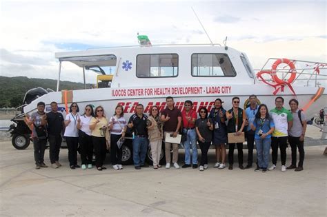 Batac DOH Turns Over Four Sea Ambulances To LGUs In Ilocos Norte