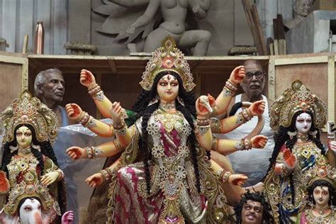 Durga Puja Durga Puja Fiber Murti Is Ready To Go South