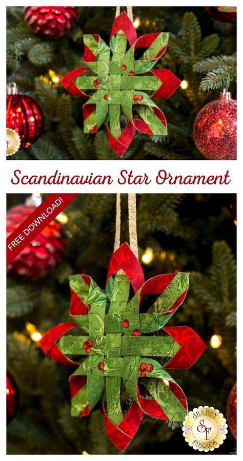 DIY Christmas Scandinavian Star Ornament DIY Tutorials + Video | Fabr ...