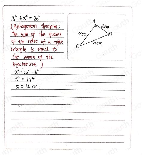 Solved Rajah Di Bawah Menunjukkan Sebuah Segitiga Abc Diagram