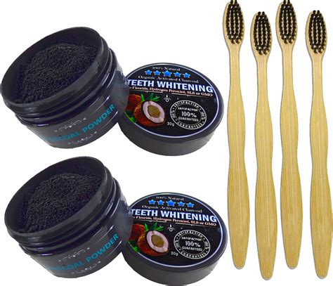 Amazon Pc Charcoal Teeth Whitening Powder Natural Organic