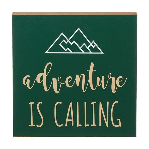 Adventure Is Calling Printed Boxtop D Cor