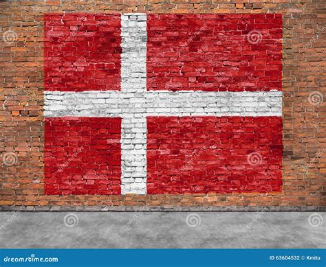 Flag Of Denmark And Foreground Stock Photo Image Of Metaphor Murale