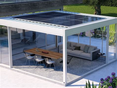 Eclettica Solar Power Pergola By Giulio Barbieri