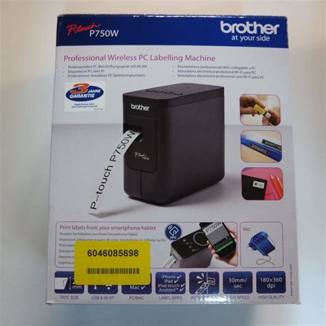 Brother P Touch PT P750W Wireless Etikettendrucker Thermal Transf