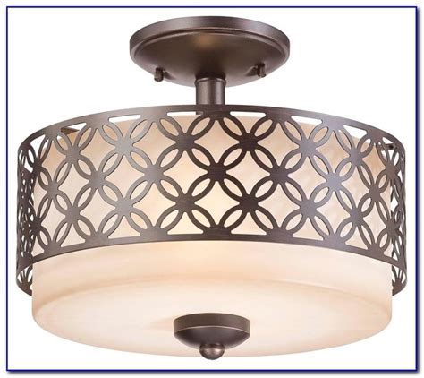 Springfield Drum Shade Semi Flush Ceiling Light Ceiling Home Design