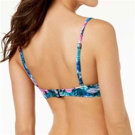 Sundazed Swim Nwt Sundazed Bikini Set Maya V Wire Bra Top Bc Lacy