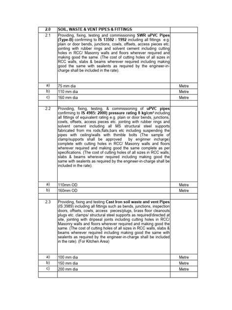 PVC PIPE | PDF | Pipe (Fluid Conveyance) | Structural Steel