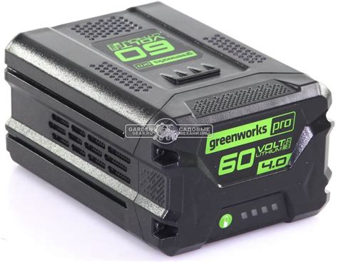 Аккумулятор GreenWorks G60B4 PRC Li ion 60V 4 А ч купить в