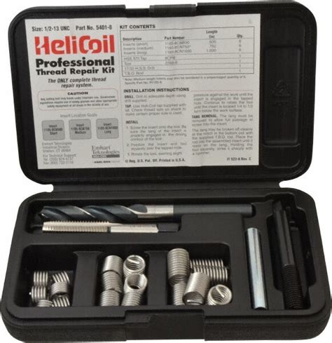 Heli Coil Thread Repair Kits Mscdirect