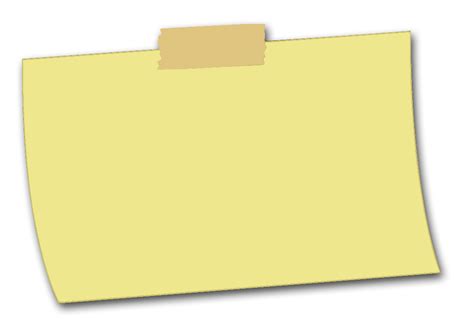 Sticky Note Png Transparent Images