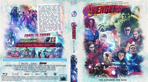 Avengers: Age of Ultron (2015) Blu-ray Custom Cover | Age of ultron ...